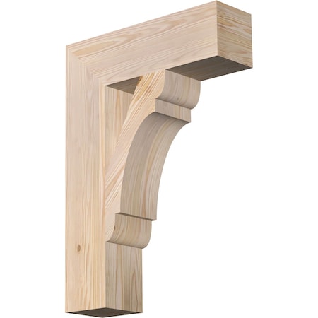 Ekena Millwork Olympic Block Smooth Bracket, Douglas Fir, 5 1/2"W x 20"D x 28"H BKT06X20X28OLY05SDF